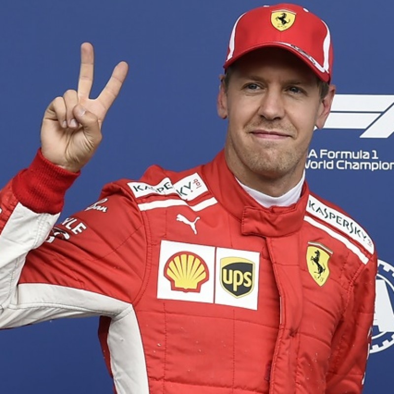 Vettel's Race-Issue 2018 Signed Puma Gloves