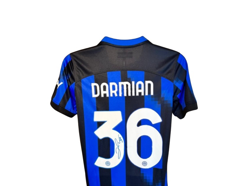 Matteo Darmian Inter Milan Signed 23/24 Football Shirt