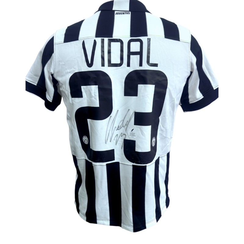 Vidal's Juventus Signed Official Shirt, 2014/15