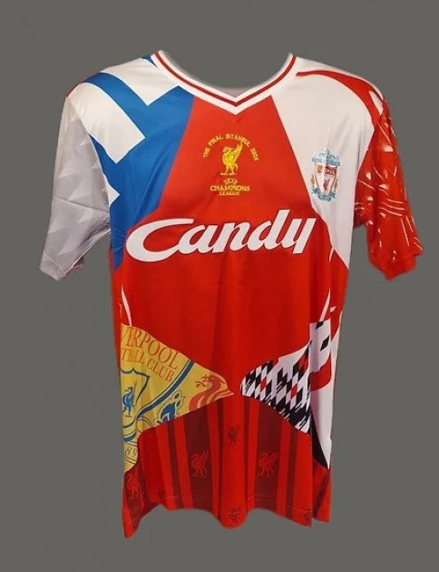 Premier League Champions Squad Signed Shirt - Jamie Carragher 23