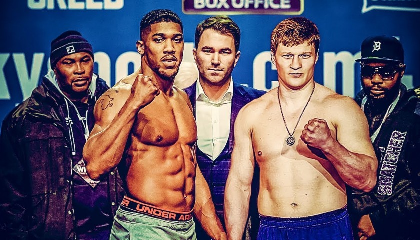 Two VIP Tickets to the Joshua vs Povetkin Match in London with Hospitality