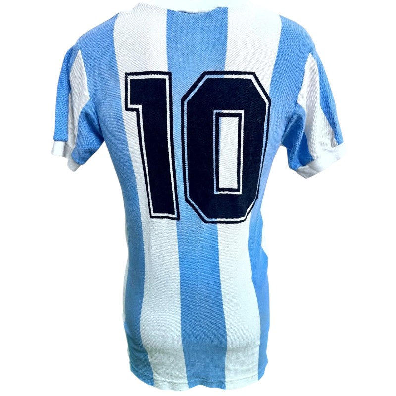 Gallego's Argentina Match-Worn Shirt, 1974/75