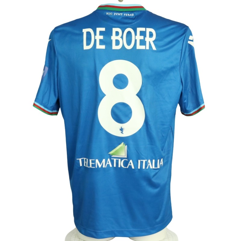 De Boer unwashed Shirt, Spezia vs Ternana 2023