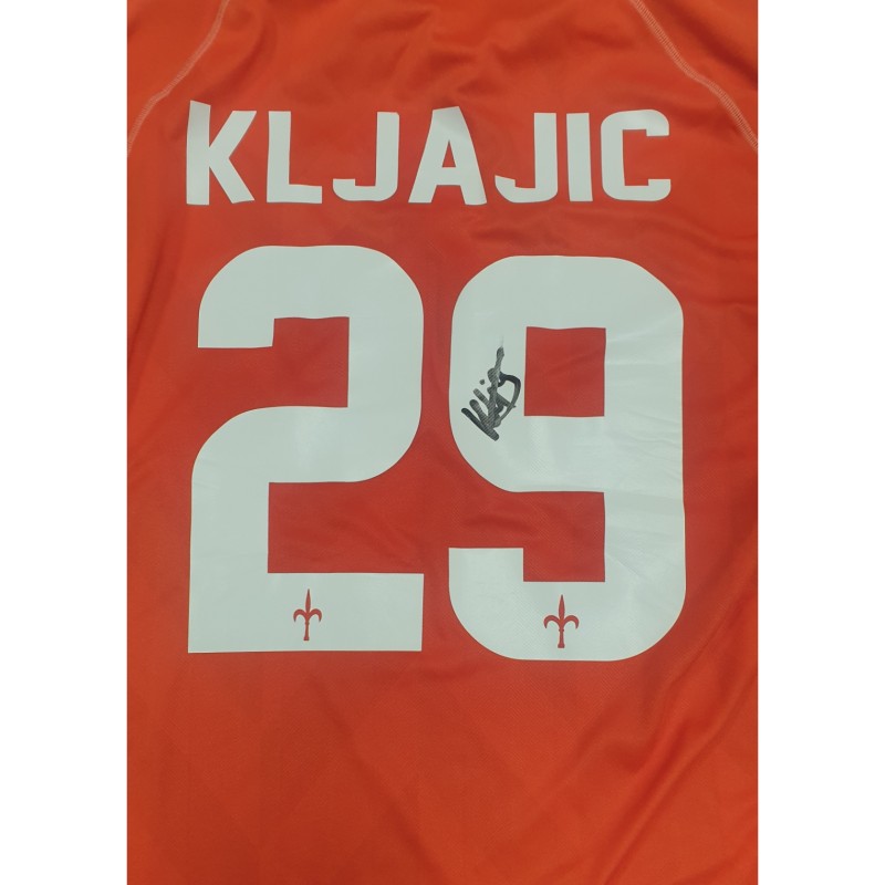 Kljajic's Signed Unwashed Shirt, AlbinoLeffe vs Triestina 2026 - Special Patch Earth Day