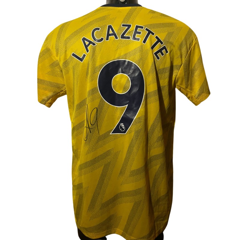 Lacazette Official Arsenal Shirt, 2019/20 - Signed with Video Evidence