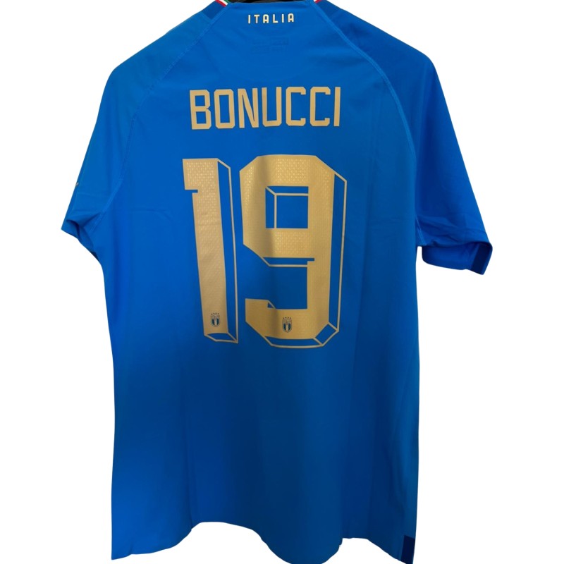 Bonucci's Albania vs Italy Match-Issued Shirt, 2022