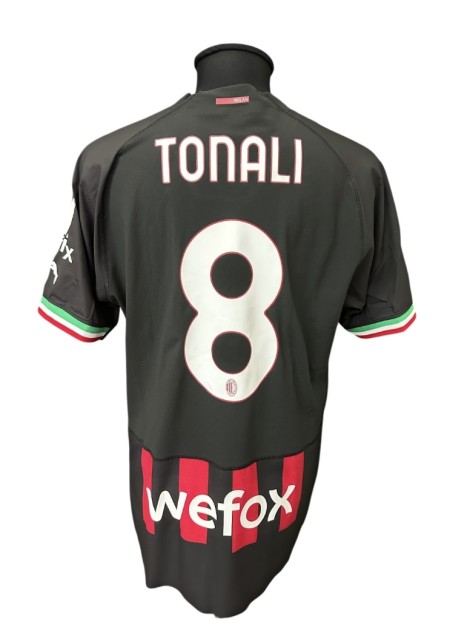 Tonali's Milan Official Shirt, 2022/23