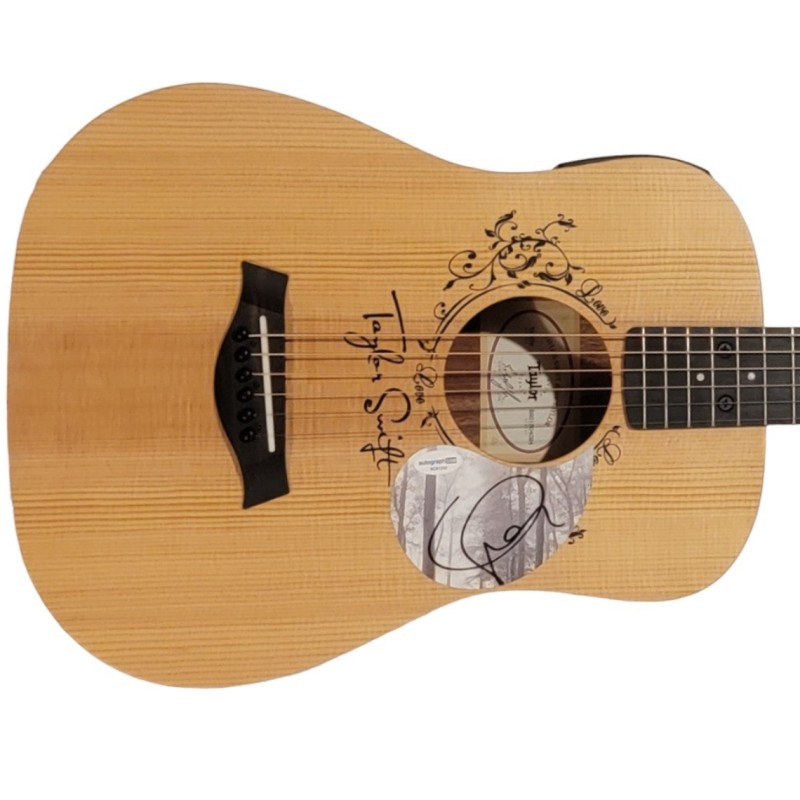 Taylor Swift Signed Baby Taylor Acoustic Guitar