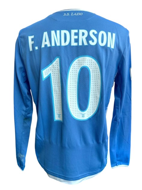 Felipe Anderson's Match Worn unwashed Shirt Lazio vs Genoa 2016