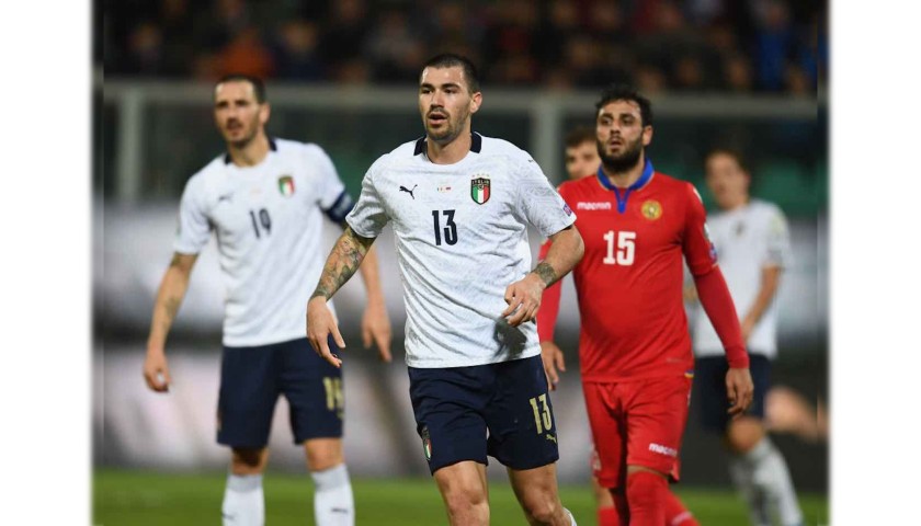 Romagnoli's Match Shirt, Armenia-Italy 2019