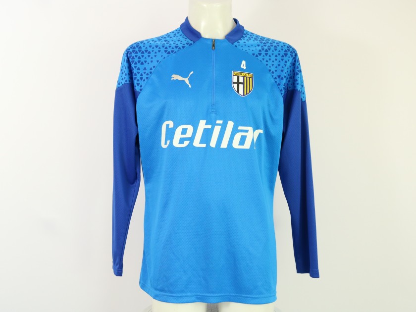 Balogh's Parma Worn Pre-Match Sweatshirt, 2023/24