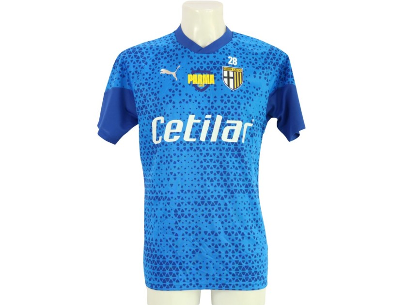 Maglia pre-match Mihăilă Parma, indossata 2023/24