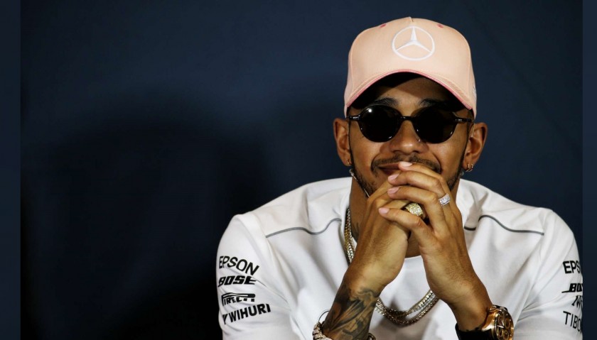 Hamilton Official Signed Cap, Monaco 2018