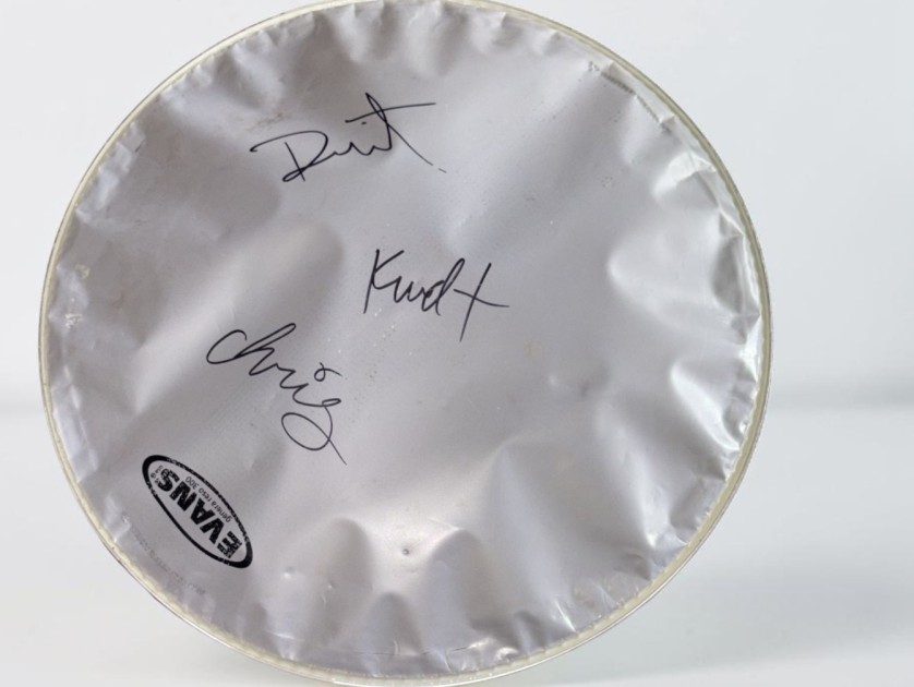 Nirvana Signed Drumskin