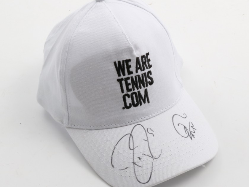 "Wearetennis.com" hat signed by Nadal and Federer