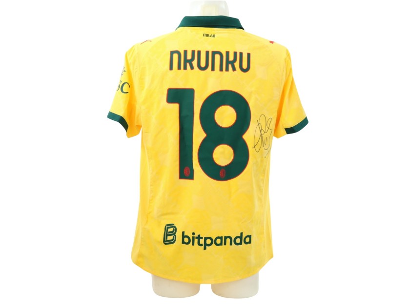 AC Milan Third Shirt Kit – Customized with Christopher Nkunku’s No. 18
