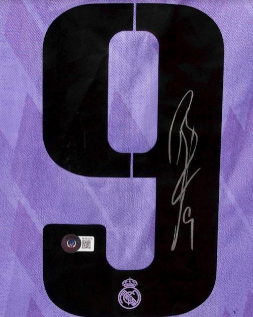 Buy 2022-2023 Real Madrid Training Jersey (Purple) - Kids (BENZEMA 9)