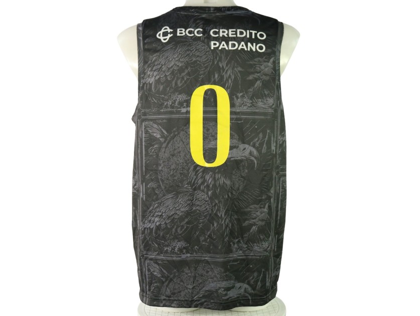 Completo Booth Vanoli Basket Cremona, unwashed Pre-Season 2024/25 - Autografato