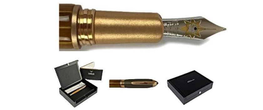 "Roman Bronze" Fountain Pen, Riva Yacht