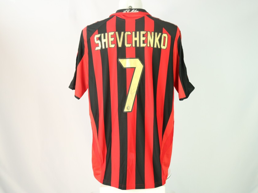 Maglia gara Shevchenko Milan, 2005/06 - Autografata