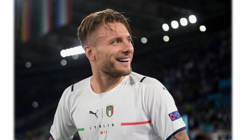 Immobile's Match Shirt, Turkey-Italy 2021