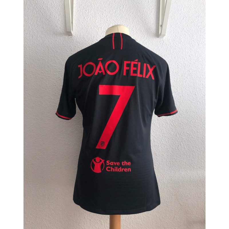Joao Felix's Atletico de Madrid UCL 2019/2020 Match-Issued Shirt