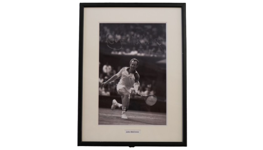 John McEnroe Signed Photograph