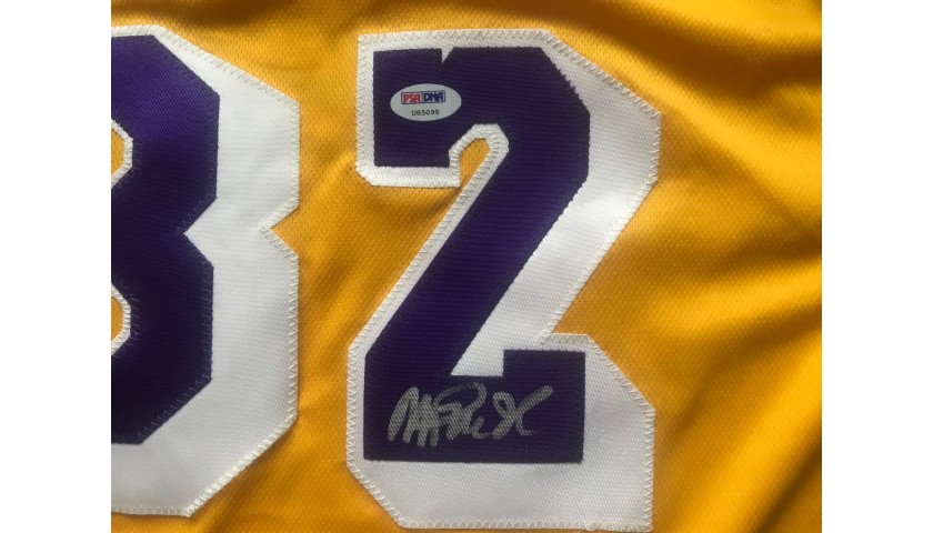 Magic Johnson's Official Lakers Signed Jersey - CharityStars