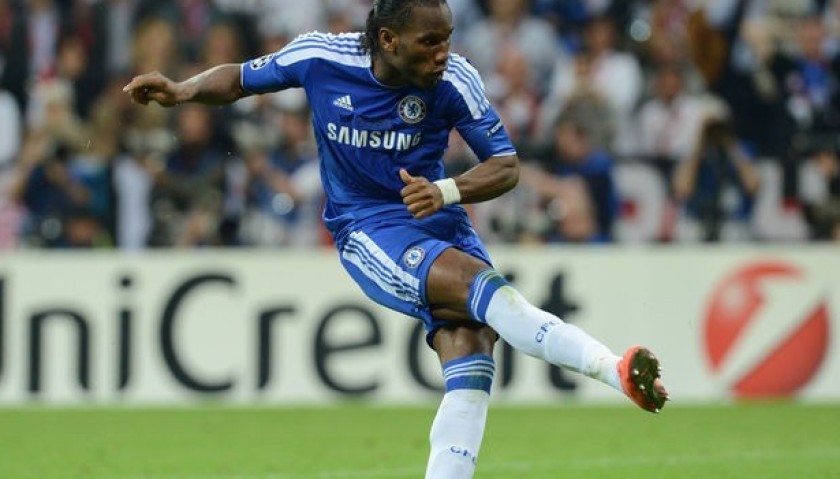 Didier Drogba's Chelsea UEFA Champions League 2011/2012 Signed Shirt