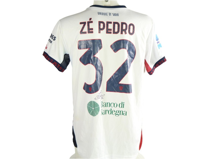 Maglia Zé Pedro Unwashed Sassuolo vs Cagliari, 2026 - Autografata