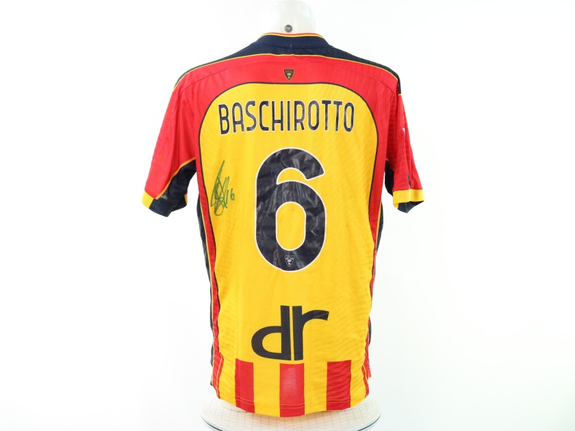 Baschirotto's Como vs Lecce Signed Unwashed Shirt, 2024