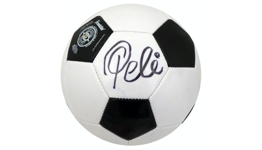 Pelé Hand Signed Soccer Ball
