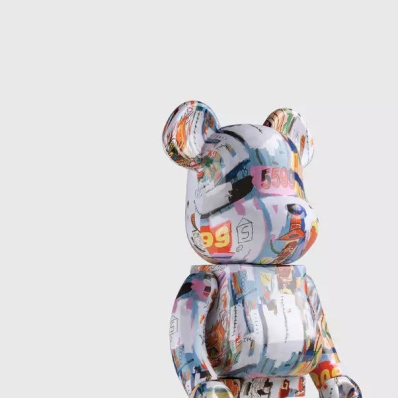 Bearbrick Andy Warhol x JEAN-MICHEL BASQUIAT #4 400%