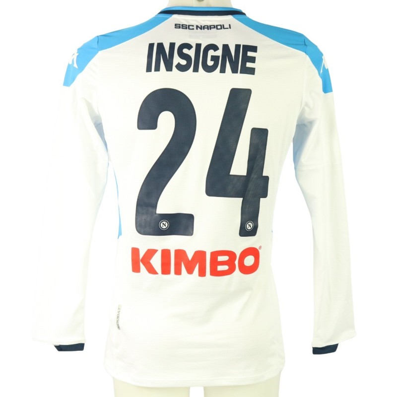 Insigne's Napoli Match Shirt, 2019/20