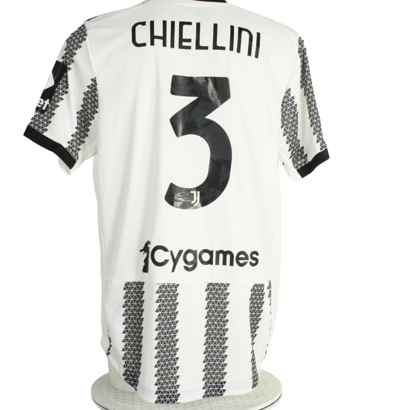 Chiellini's Juventus Match-Issued Shirt, 2022/23