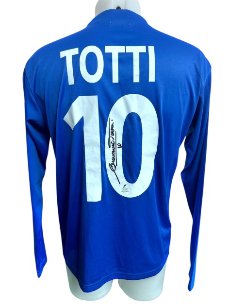 Totti's Italy Signed Replica Shirt, 2002