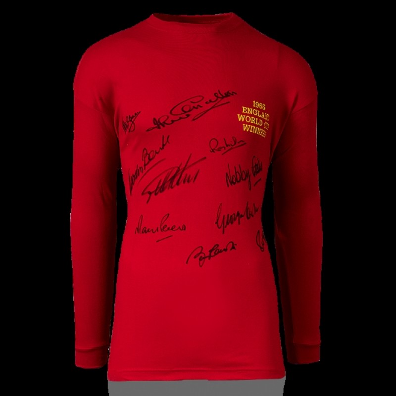 1966 World Cup Winners - England replica signed shirt