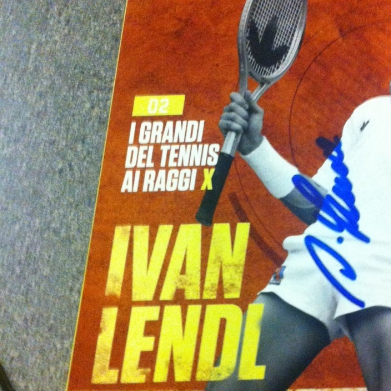 Libro "I grandi del Tennis Ai Raggi X"  firmato da Ivan Lendl