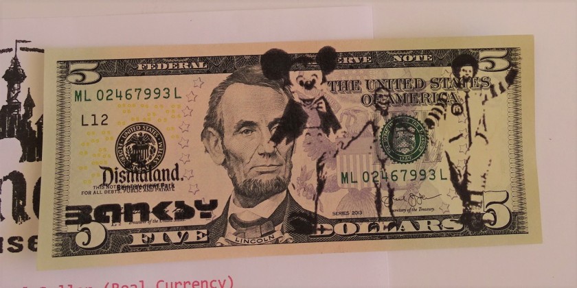 Banksy Five Dollars Dismaland