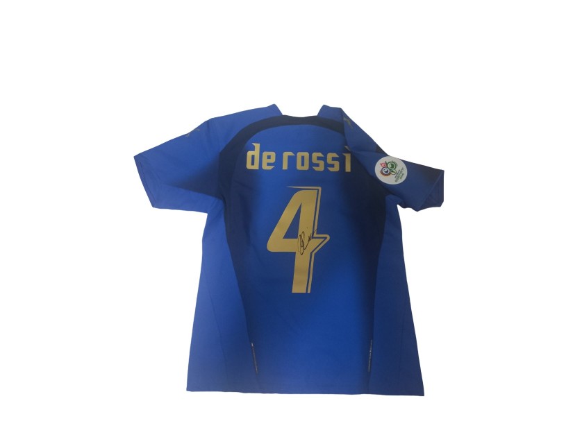 De Rossi's Official Italy Signed Shirt, WC 2006