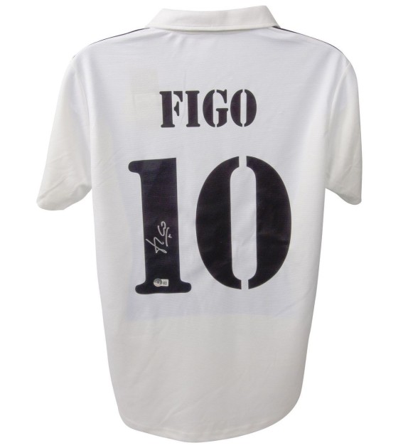 Luis Figo's Real Madrid Signed Replica Shirt