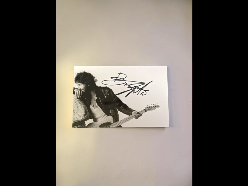 Bruce Springsteen Signed Photograph