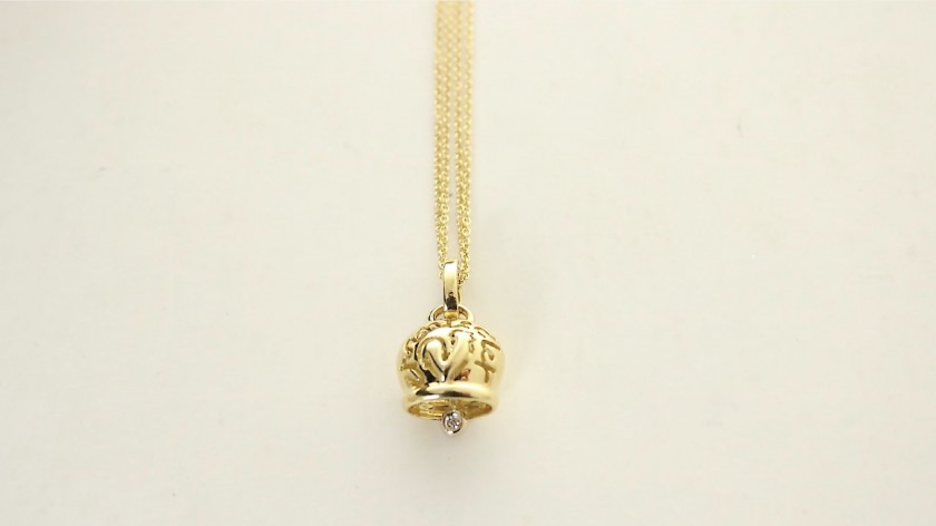 Capri Chantecler Gold Pendant and Chain 