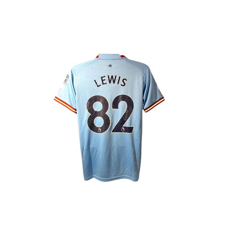 Rico Lewis' Manchester City 2022/23 Signed Replica Shirt