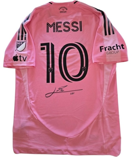 Messi's Signed Match-Issued Shirt, Cincinnati vs Inter Miami MLS Cup Playoffs Conference Semifinal 2025