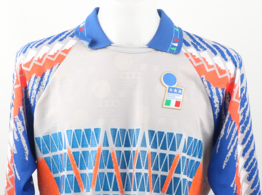 Pagliuca Italia Match issued/worn Shirt, Friendly 1994