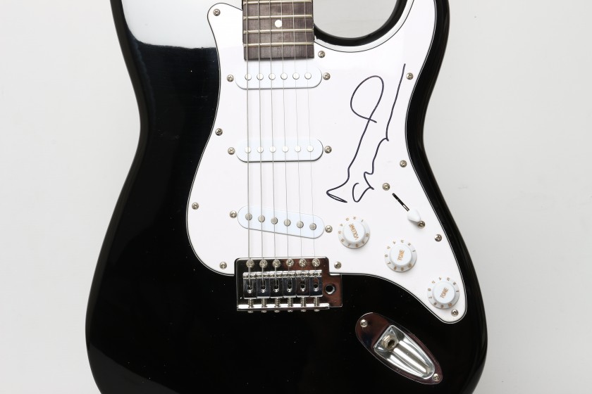Electric Guitar Signed By Noel Gallagher
