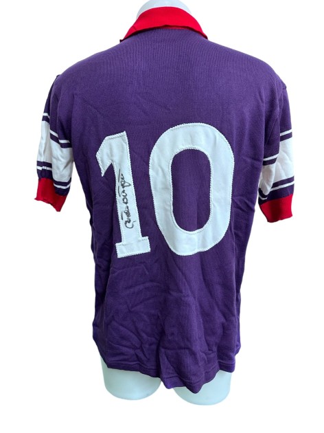 Antognoni Fiorentina Replica Signed Shirt, 1984/85