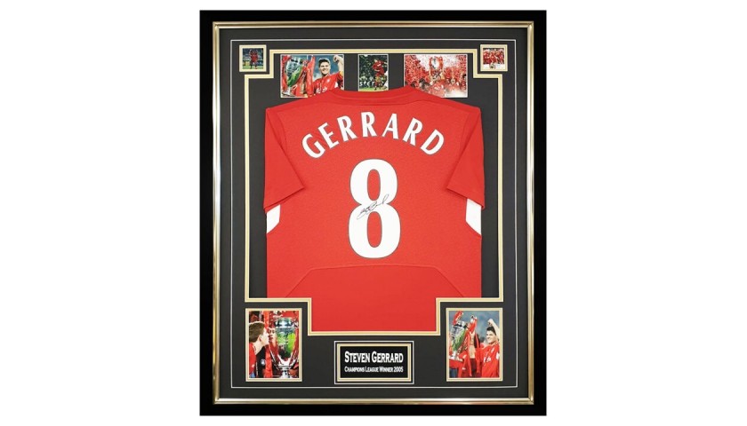 Framed best sale liverpool shirt