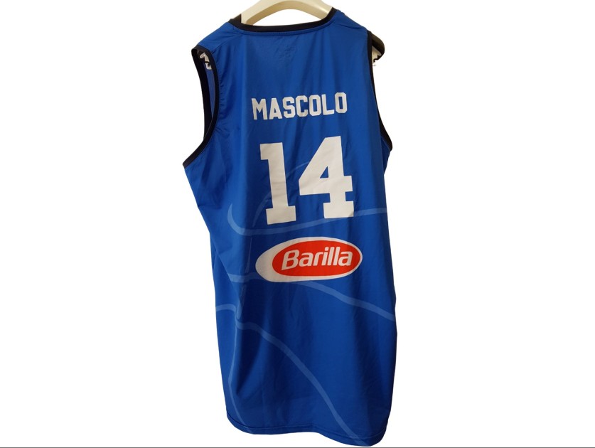 Mascolo's Italy Match-Issued Jersey